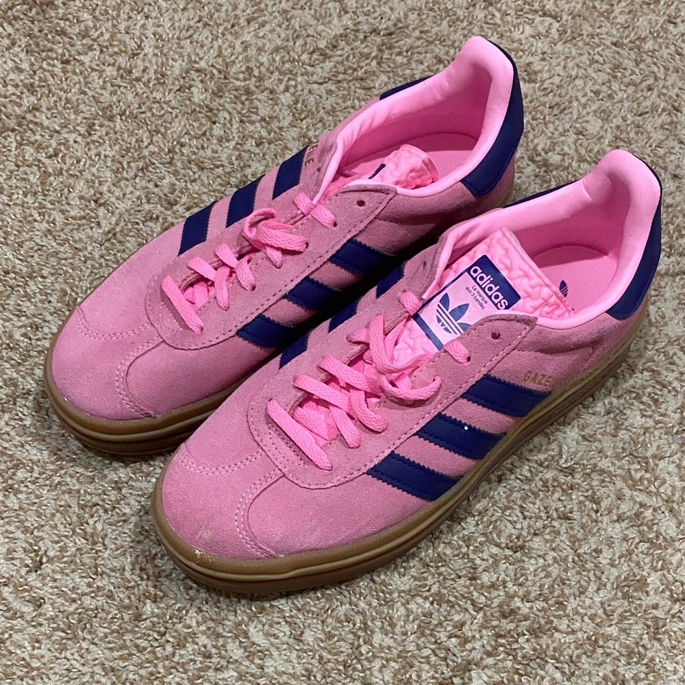 Adidas gazelle bold pink sz 8